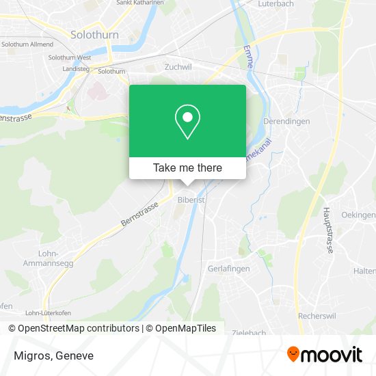 Migros map