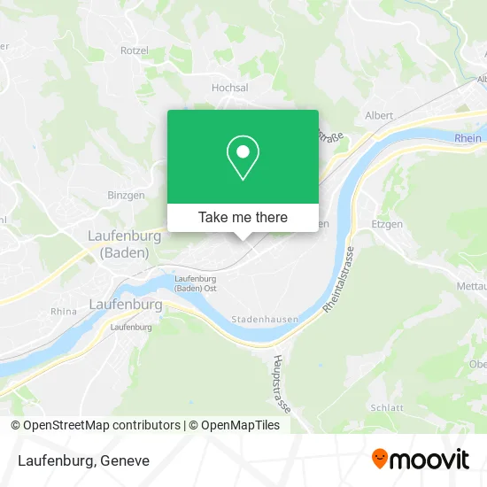 Laufenburg map