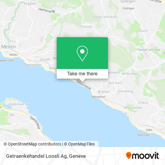 Getraenkehandel Loosli Ag map