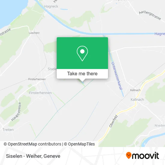 Siselen - Weiher map