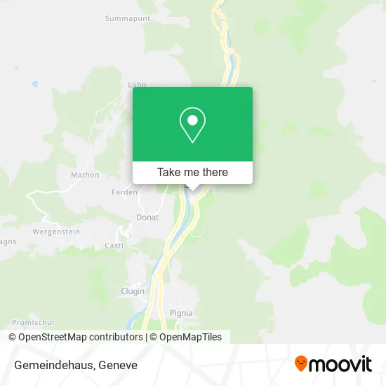 Gemeindehaus plan