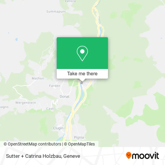 Sutter + Catrina Holzbau map