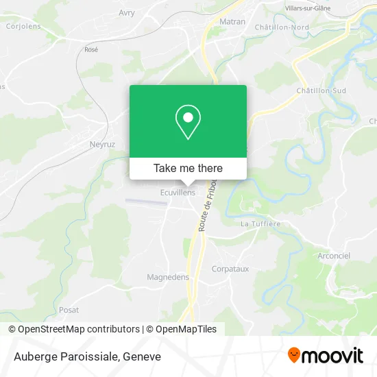 Auberge Paroissiale map