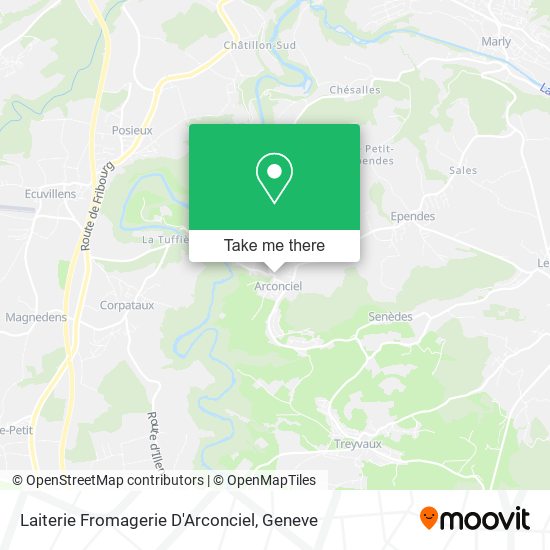 Laiterie Fromagerie D'Arconciel map