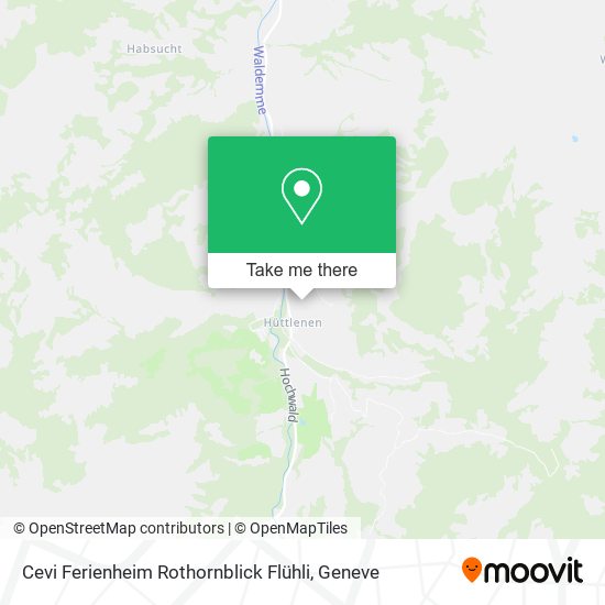 Cevi Ferienheim Rothornblick Flühli map