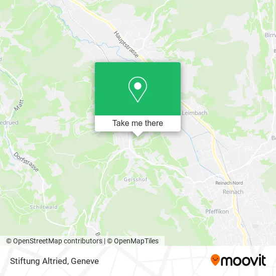 Stiftung Altried map