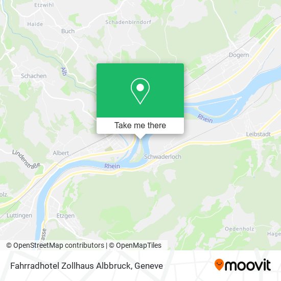 Fahrradhotel Zollhaus Albbruck map
