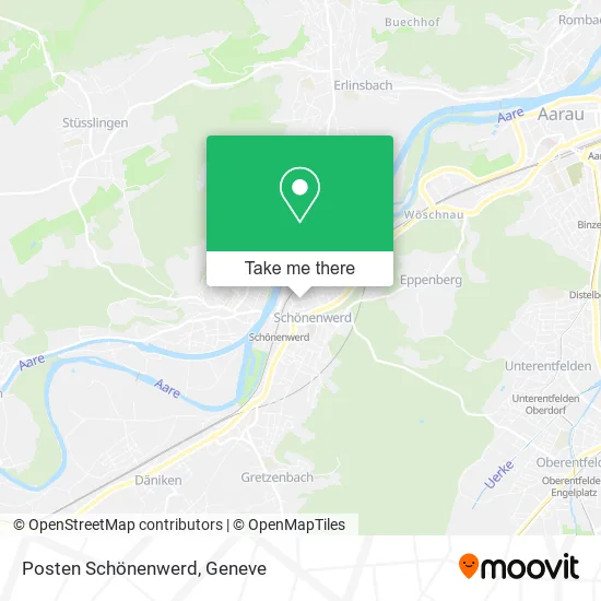 Posten Schönenwerd map