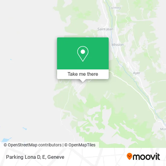 Parking Lona D, E map