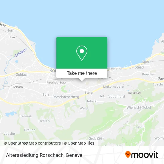 Alterssiedlung Rorschach map