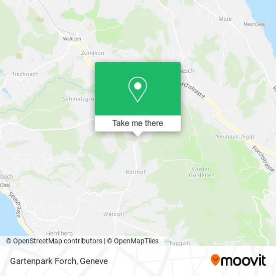 Gartenpark Forch map
