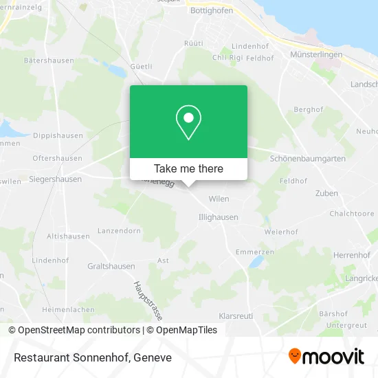 Restaurant Sonnenhof map