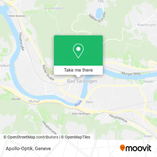 Apollo-Optik map