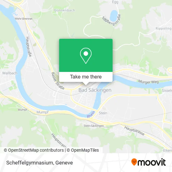 Scheffelgymnasium map