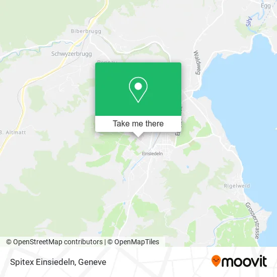 Spitex Einsiedeln map