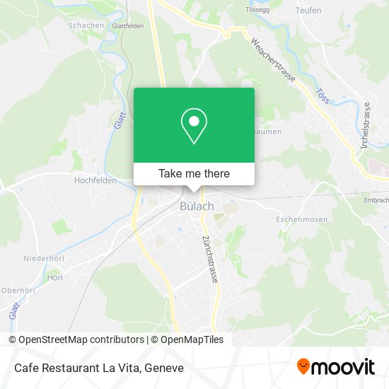 Cafe Restaurant La Vita map