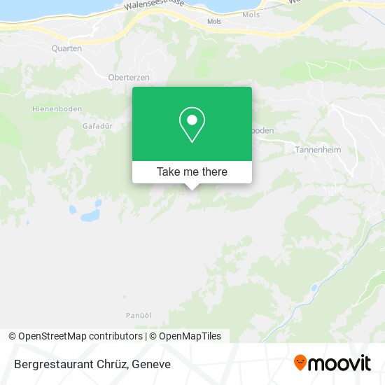 Bergrestaurant Chrüz map