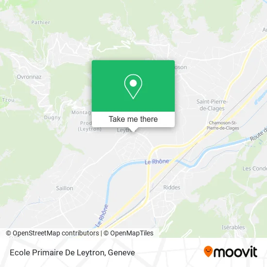 Ecole Primaire De Leytron map