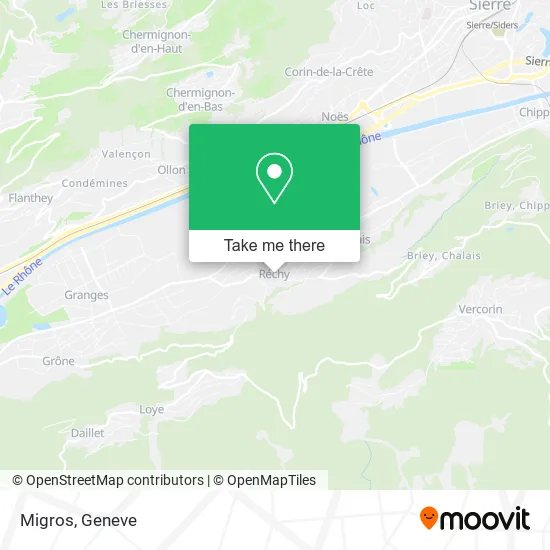 Migros map