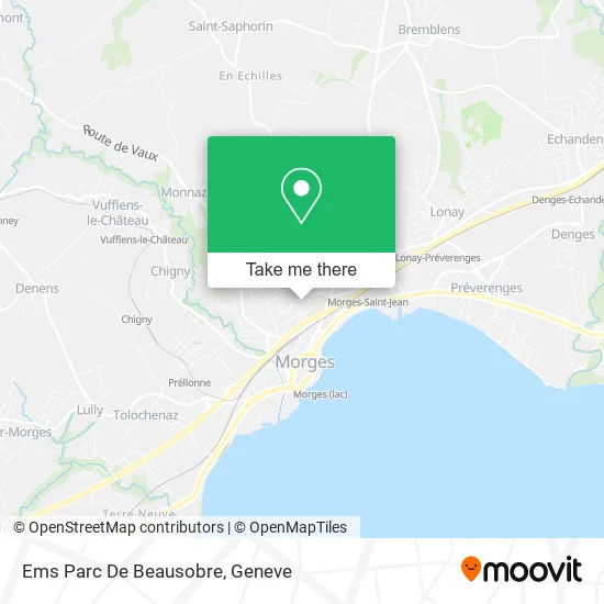 Ems Parc De Beausobre map