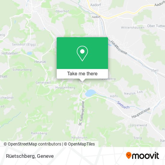 Rüetschberg map