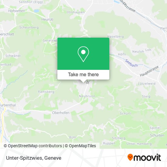 Unter-Spitzwies map