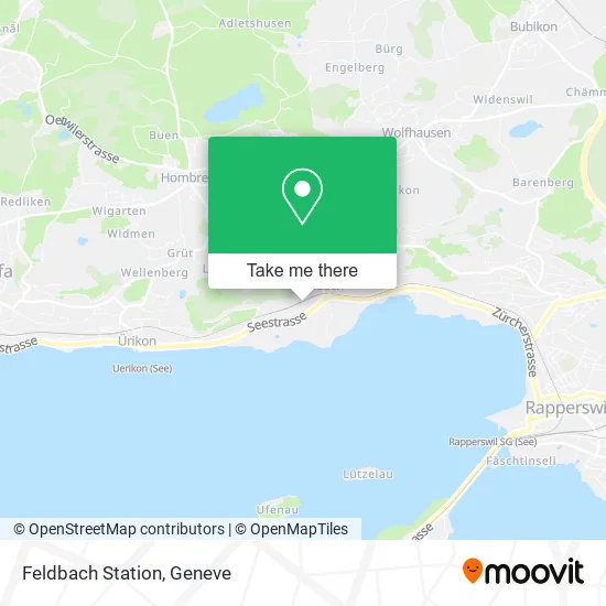 Feldbach Station map