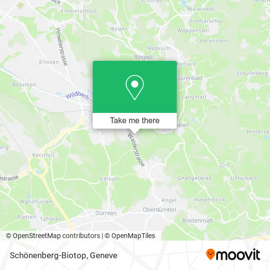 Schönenberg-Biotop map