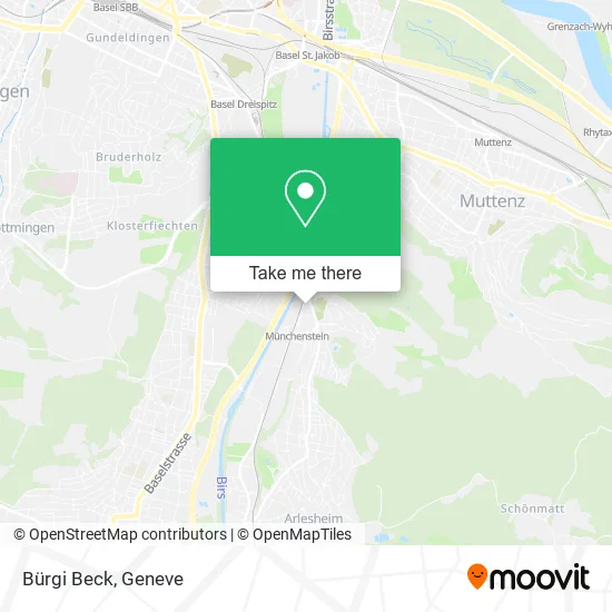Bürgi Beck map