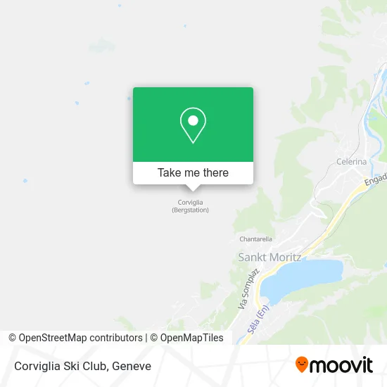 Corviglia Ski Club map