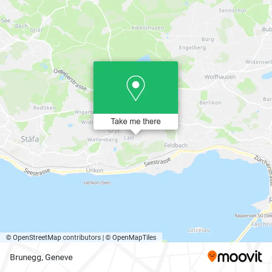 Brunegg map