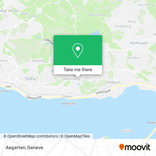 Aegerten map
