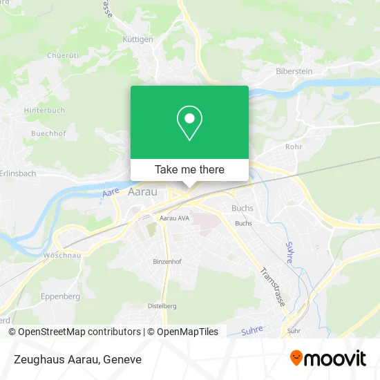 Zeughaus Aarau map