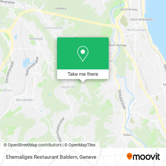 Ehemaliges Restaurant Baldern map