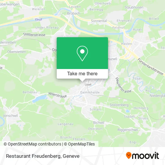 Restaurant Freudenberg map
