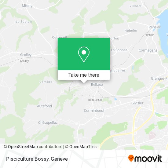 Pisciculture Bossy map