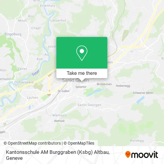 Kantonsschule AM Burggraben (Ksbg) Altbau map