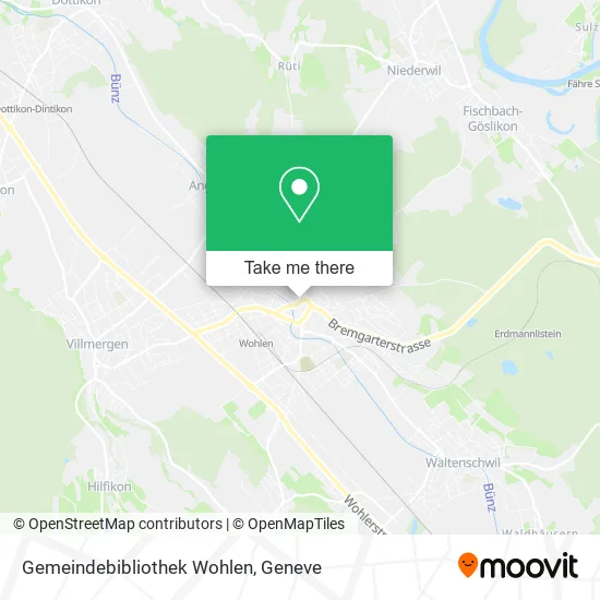 Gemeindebibliothek Wohlen map