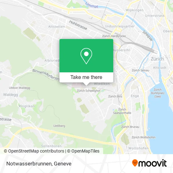 Notwasserbrunnen map