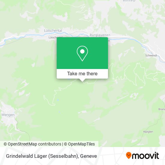 Grindelwald Läger (Sesselbahn) plan
