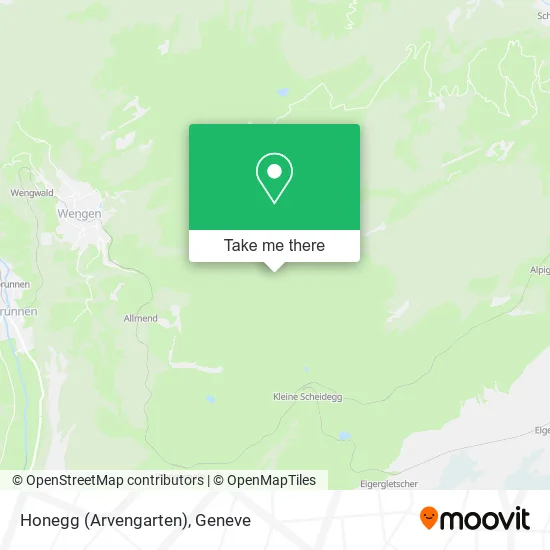 Honegg (Arvengarten) plan