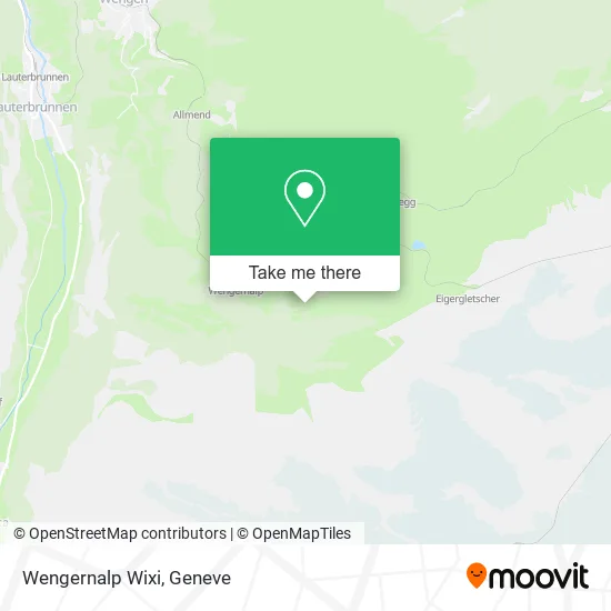 Wengernalp Wixi map
