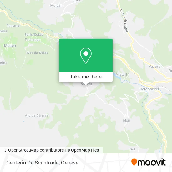 Centerin Da Scuntrada map