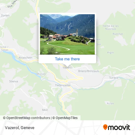 Vazerol map