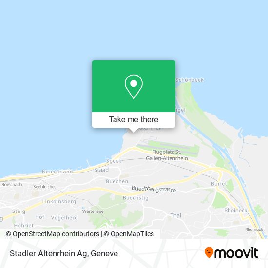 Stadler Altenrhein Ag map