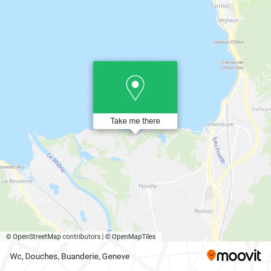 Wc, Douches, Buanderie map