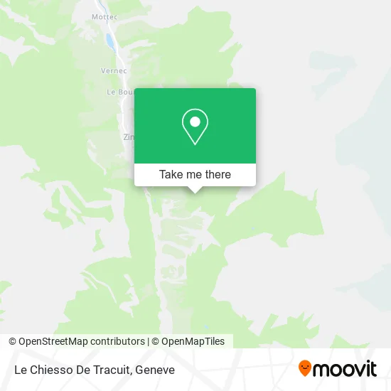 Le Chiesso De Tracuit map