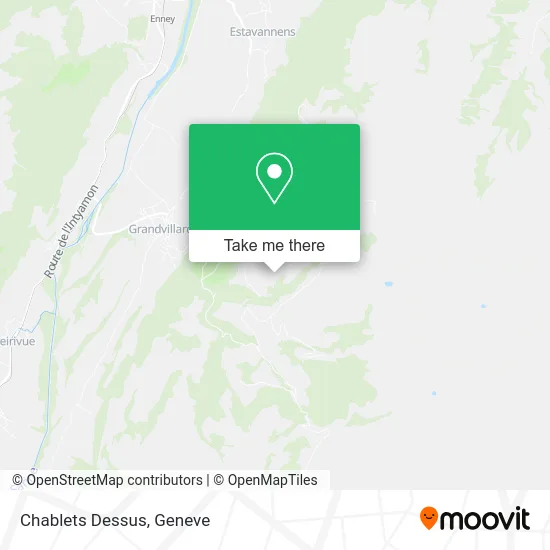 Chablets Dessus map