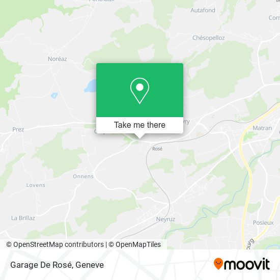 Garage De Rosé map