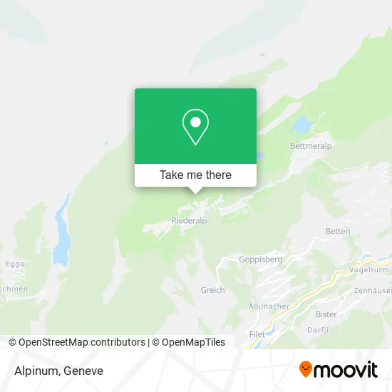 Alpinum map